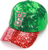 Big Boy Mississippi Valley State Delta Devils S145 Ladies Sequins Cap [Green]