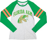 Big Boy Florida A&M Rattlers S5 Womens Long Sleeve Tee [Grey]