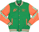 Big Boy Florida A&M Rattlers S1 Mens Fleece Jacket [Green]