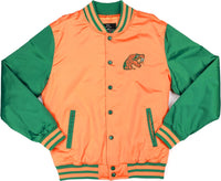 Big Boy Florida A&M Rattlers S8 Mens Baseball Jacket [Orange]