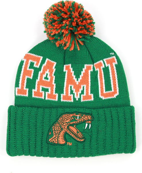 Big Boy Florida A&M Rattlers S255 Beanie Hat [Green]