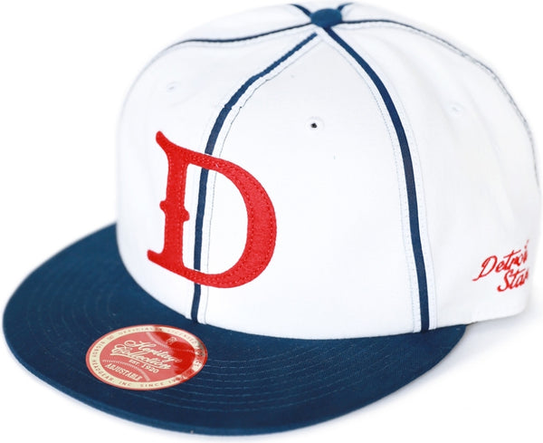 Big Boy Detroit Stars Heritage Collection S142 Mens Snapback Cap [White]