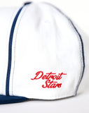Big Boy Detroit Stars Heritage Collection S142 Mens Snapback Cap [White]