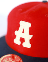 Big Boy Atlanta Black Crackers Heritage Collection S142 Mens Snapback Cap [Red]