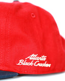 Big Boy Atlanta Black Crackers Heritage Collection S142 Mens Snapback Cap [Red]