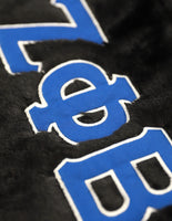 Big Boy Zeta Phi Beta Divine 9 S1 Faux Fur Bag [Black]