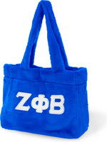 Big Boy Zeta Phi Beta Divine 9 S1 Faux Fur Bag [Royal Blue]