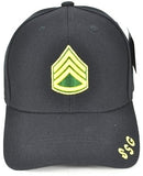 Army Staff Sergeant Mens Cap [Black]