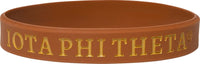 Iota Phi Theta Solid Silicone Wristband [Brown]