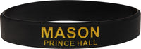 Prince Hall Mason Solid Silicone Wristband [Black]