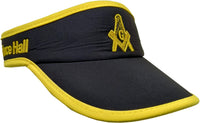 Prince Hall Mason Featherlight Mens Visor [Black]