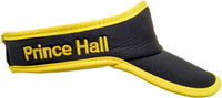 Prince Hall Mason Featherlight Mens Visor [Black]