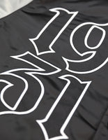 Big Boy New York Black Yankees S1 Satin Mens Baseball Jacket [Black]