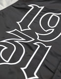 Big Boy New York Black Yankees S1 Satin Mens Baseball Jacket [Black]