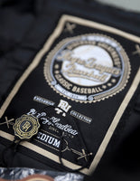Big Boy New York Black Yankees S1 Satin Mens Baseball Jacket [Black]
