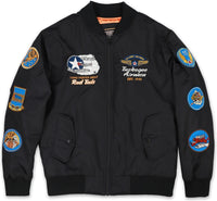 Big Boy Tuskegee Airmen S5 Mens Bomber Jacket [Black]