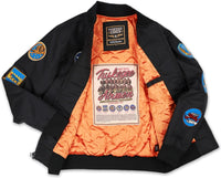 Big Boy Tuskegee Airmen S5 Mens Bomber Jacket [Black]