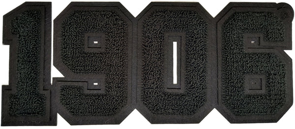 Alpha Phi Alpha Year 1906 Black Series Chenille Iron-On Patch [Black]