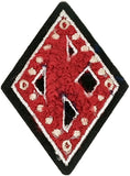 Kappa Alpha Psi K-Diamond Chenille Lapel Pin [Red/White]
