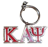 Kappa Alpha Psi Letter Keychain [Silver]