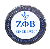 Zeta Phi Beta Dove Round Pin [Silver]