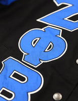Big Boy Zeta Phi Beta Divine 9 S12 Racing Twill Jacket [Black]