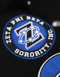 Big Boy Zeta Phi Beta Divine 9 S12 Racing Twill Jacket [Black]