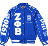 Big Boy Zeta Phi Beta Divine 9 S12 Racing Twill Jacket [Royal Blue]