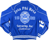 Big Boy Zeta Phi Beta Divine 9 S12 Racing Twill Jacket [Royal Blue]