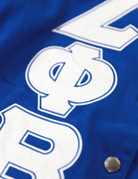 Big Boy Zeta Phi Beta Divine 9 S12 Racing Twill Jacket [Royal Blue]