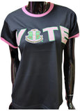 Buffalo Dallas Alpha Kappa Alpha Vote Ringer T-Shirt [Short Sleeve - Black]