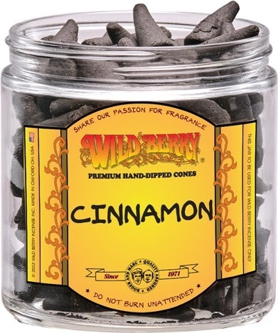 Wild Berry Cinnamon Incense Cones [Black]
