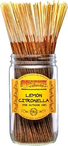 Wild Berry Lemon Citronella Incense Stick Bundle [Brown]