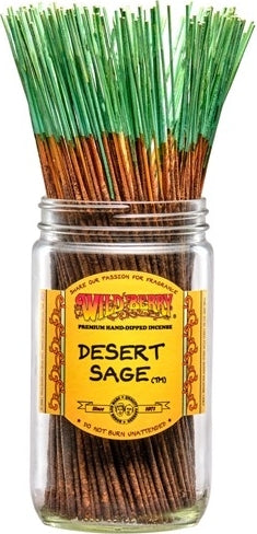 Wild Berry Desert Sage Incense Stick Bundle [Brown]