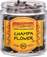 Wild Berry Champa Flower Incense Cones [Black]