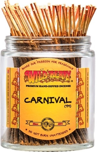 Wild Berry Carnival Shorties Incense Stick Bundle [Brown]