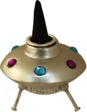 UFO Backflow Incense Cone Burner [Multi-Colored]