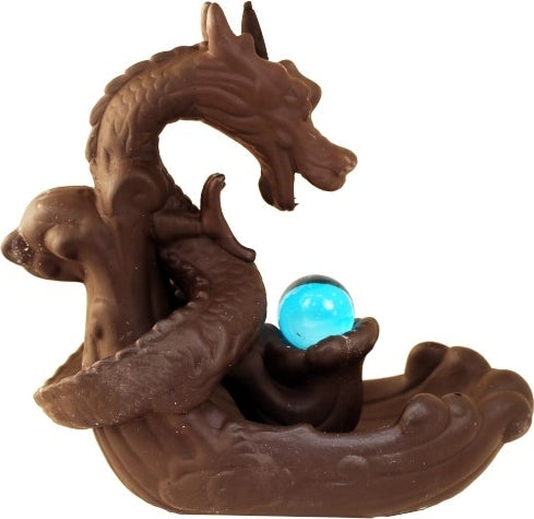 Backflow Dragon Incense Cone Burner [Multi-Colored]