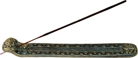 Celtic Sun Boat Incense Burner [Green]