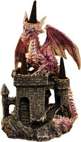 Dragon Castle Backflow Incense Cone Burner [Multi-Colored]