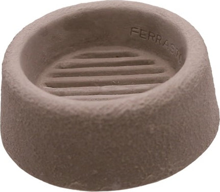 Cement Round Plain Incense Cone Burner [Grey]