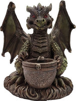Big Dragon Tealight Incense Cone Burner [Multi-Colored]