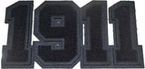 Kappa Alpha Psi Year 1911 Black Series Chenille Iron-On Patch [Black]