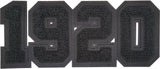 Zeta Phi Beta Year 1920 Black Series Chenille Iron-On Patch [Black]