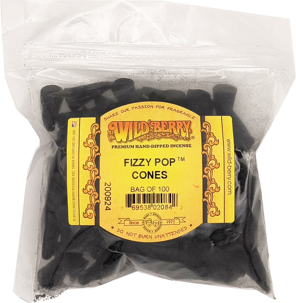 Wild Berry Fizzy Pop Incense Cones [Black]