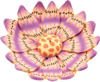 Fimo Round Purple Flower Dish Incense Burner [Multi-Colored]
