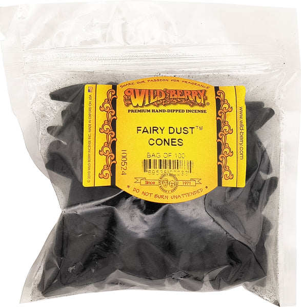 Wild Berry Fairy Dust Incense Cones [Black]