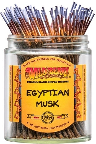 Wild Berry Egyptian Musk Shorties Incense Stick Bundle [Brown]