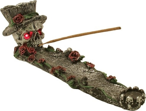Motion Skull Boat Incense Burner [Multi-Colored]