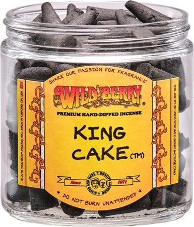 Wild Berry King Cake Incense Cones [Black]